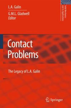 Hardcover Contact Problems: The Legacy of L.A. Galin Book