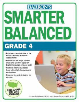 Paperback Smarter Balanced Grade 4 Book