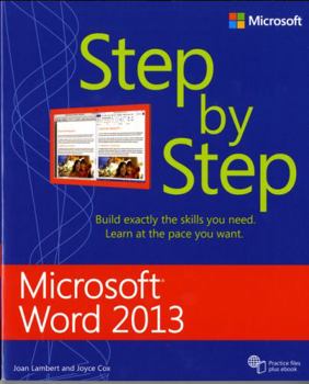 Paperback Microsoft Word 2013 Step by Step Book