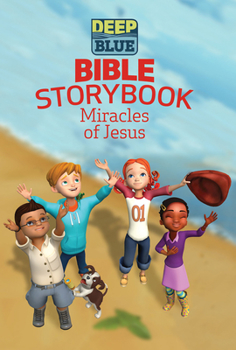 Hardcover Deep Blue Bible Storybook - Miracles of Jesus Book