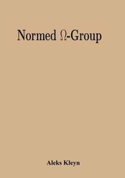 Paperback Normed Ω-Group Book