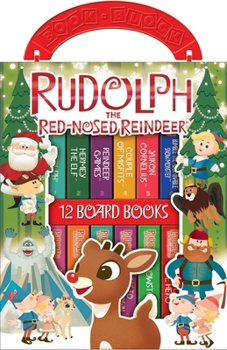 Library Binding Rudolph The Red Nose Reindeer Book Block Deluxe My First Library 9781605538198 Book