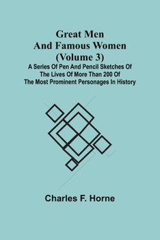 Statesmen and Sages: Great Men and Famous Women V3