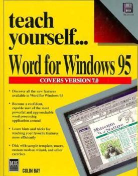 Paperback Teach Yourself Word F/Windows 95 Book