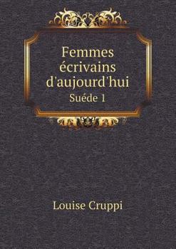 Paperback Femmes ?crivains d'aujourd'hui Su?de 1 [French] Book