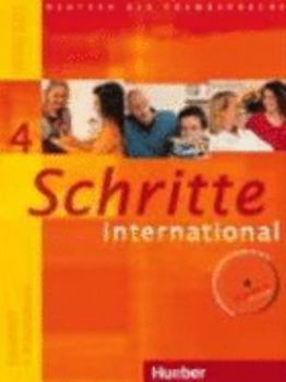 Paperback Schritte International: Kursbuch und Arbeitsbuch 4 mit CD zum Arbeitsbuch (German Edition) [German] Book