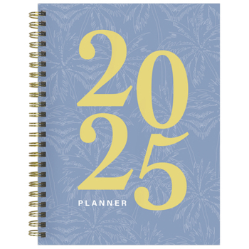 Calendar Cal 2025- Italian Sky Medium Weekly Monthly Planner Book