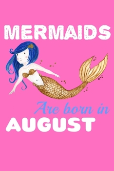 Paperback Mermaids Are Born In August: Recipe Book Food Book