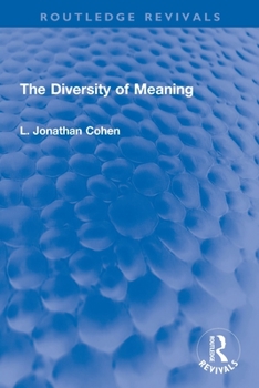 Paperback The Diversity of Meaning Book