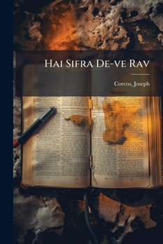 Paperback Hai Sifra De-ve Rav [Hebrew] Book