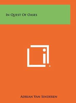 Hardcover In Quest of Oases Book