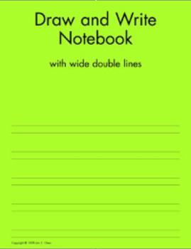 Paperback Draw and Write Notebook Book