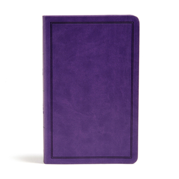 Imitation Leather KJV Deluxe Gift Bible, Purple Leathertouch Book
