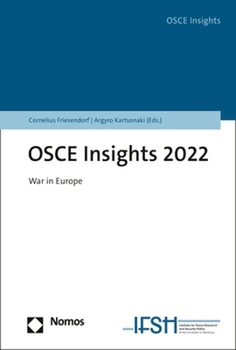 Paperback OSCE Insights 2022: War in Europe Book