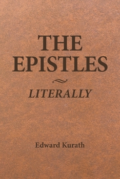 Paperback The Epistles Literally Book