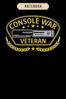 Notebook: Gold console war veteran cyber system  Notebook|6x9(100 pages)Blank Lined Paperback Journal For Student, kids, women, girls, boys, men, birthday gifts|Veteran day gifts notebook