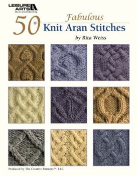 Paperback 50 Knit Aran Stitches Book