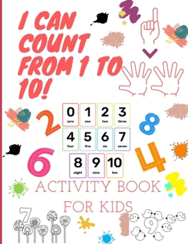 Paperback I can count from 1 to 10! Activity book for kids Book