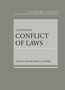 Hardcover Learning Conflict of Laws (Learning Series) Book