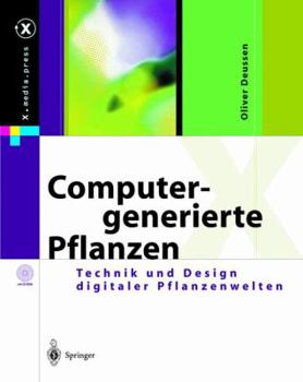 Hardcover Computergenerierte Pflanzen: Technik Und Design Digitaler Pflanzenwelten [German] Book
