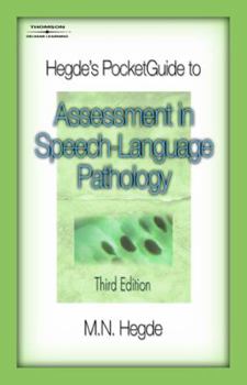 Paperback Hegde's Pocketguide to Assessment in Speech-Language Pathology Book