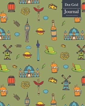 Paperback Dot Grid Journal: Notebook Planner with Berlin Themed Cover Design Book