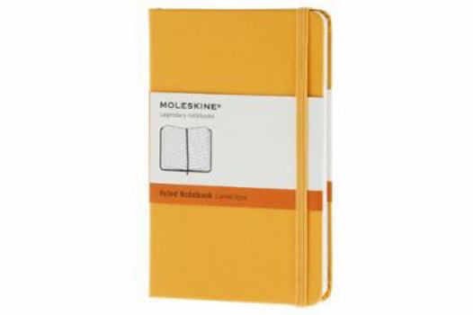 Diary Moleskine Classic Notebook, Pocket, Ruled, Orange Yellow, Hard Cover (3.5 x 5.5) Book
