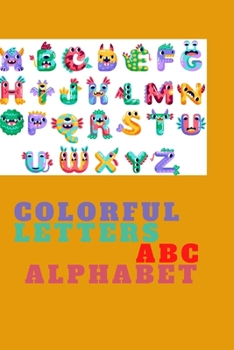 Paperback Colorful letters abc alphabet Book