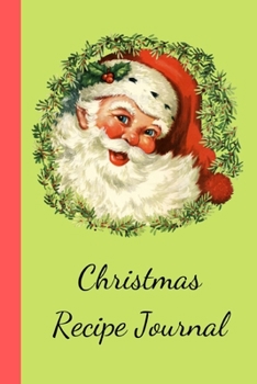 Paperback Christmas Recipe Journal Book