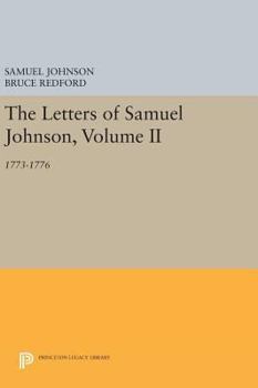 Hardcover The Letters of Samuel Johnson, Volume II: 1773-1776 Book