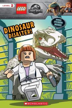 Paperback Dinosaur Disaster! (Lego Jurassic World: Reader with Stickers) [With Stickers] Book