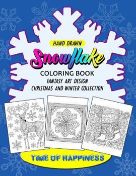 Paperback SnowFlake Coloring Book: Happy Merry Christmas Design for Adults Book
