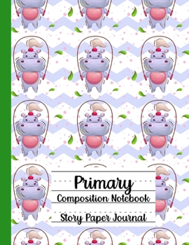 Paperback Primary Composition Notebook, Story Paper Journal Book