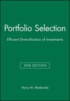 Hardcover Portfolio Selection: Efficient Diversification of Investments Book