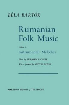 Paperback Rumanian Folk Music: Instrumental Melodies Book