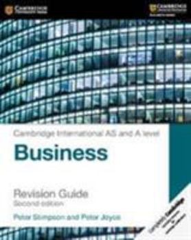 Paperback Cambridge International AS and A Level Business Revision Guide Book
