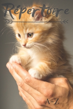 Répertoire: Téléphonique Carnet d'Adresses Alphabétique | Cahier Petit Format 15,24x22,86cm | 151 Pages à Remplir avec Sommaire | Cahier de notes lignées (French Edition)