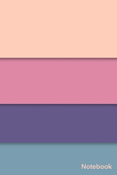 Notebook: Simple And Elegant eye pleasing colorful Notebook Colors :Romantic-Shocking-Kimberly-Bali Hai/Lined and numbred Notebook  / Journal Gift, 120 Pages, 6x9, Soft Cover, Matte Finish