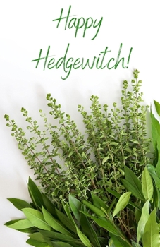 "Happy Hedgewitch" A5 blank notebook / spell book / book of shadows