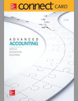 Hardcover Connect Access Card for Advanced Accounting Book