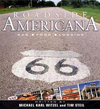 Paperback Roadside Americana: Gas, Food, Lodging Book