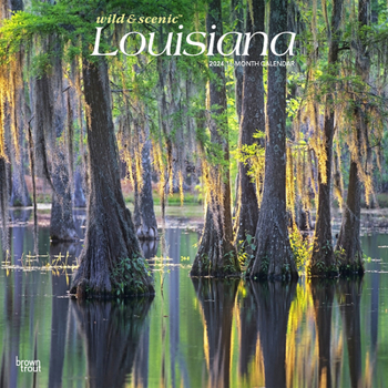 Calendar Louisiana Wild & Scenic 2024 Square Book