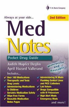 Spiral-bound Med Notes: Pocket Drug Guide Book