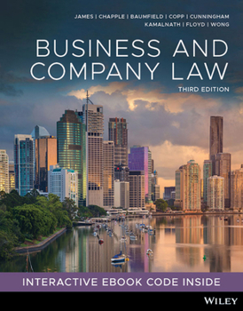 Paperback Business and Company Law, 3rd Edition Book