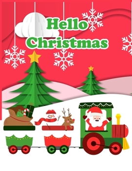 Paperback Hello Christmas: Fun Kindergarten Basics Workbook Book