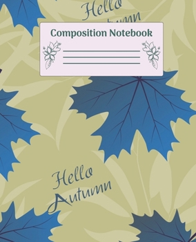 Paperback Composition Notebook: Wide Ruled Notebooks Paper - Composition Notebook (Diary, Journal) 7.5x9.25in 110 Pages Wide Ruled Notebooks Paper Book