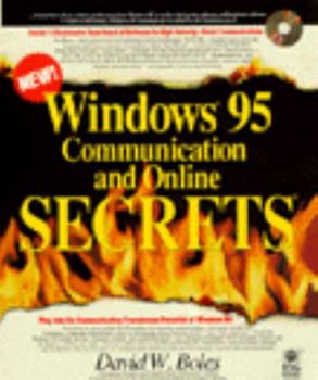 Paperback Windows 95 Communication and Online Secrets Book