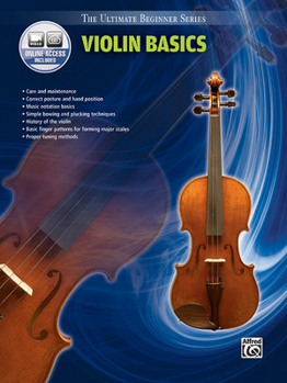 Paperback Ultimate Beginner Violin Basics: Book & Online Video Book