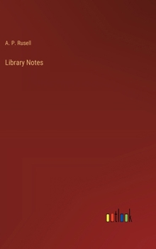 Hardcover Library Notes Book