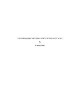 Paperback Understanding Your Bible-The New Testament Book
